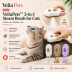 VeliaPets™ 3-in-1 Steam Brush for Cats