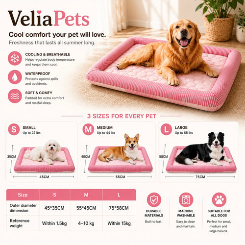 VeliaCool™ Dog Cooling Mat – Cooling Pad for Dogs