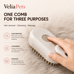 VeliaPets™ 3-in-1 Steam Brush for Cats